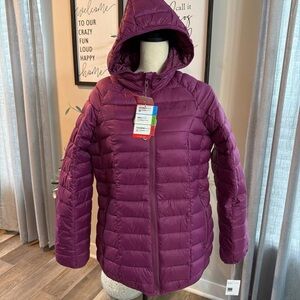 Spyder Women's Vibrant Plum Puffer Jacket $169 Retail